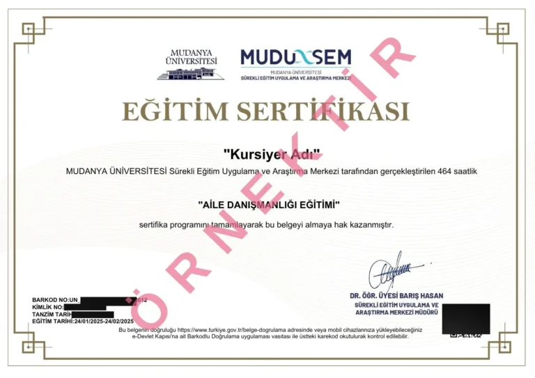 aile danışmanlığı eğitimi