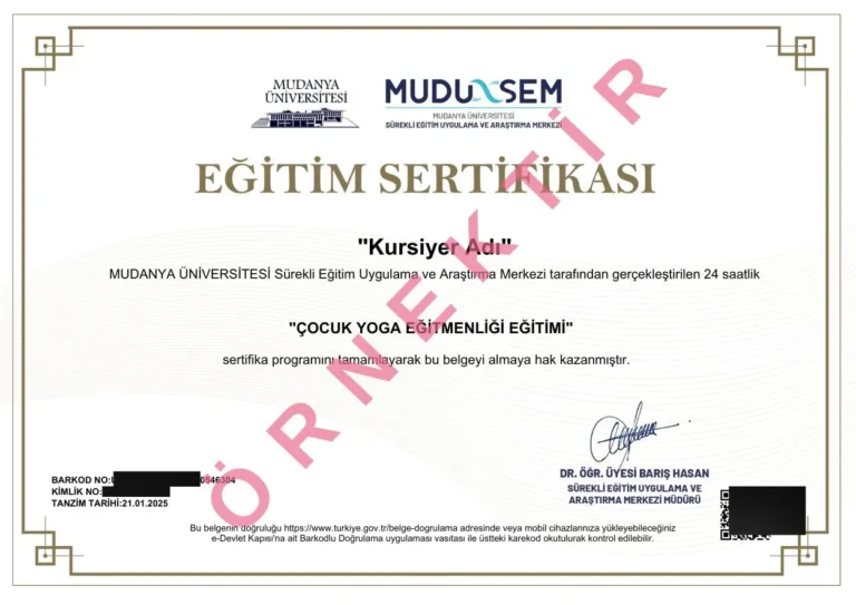 çocuk yoga